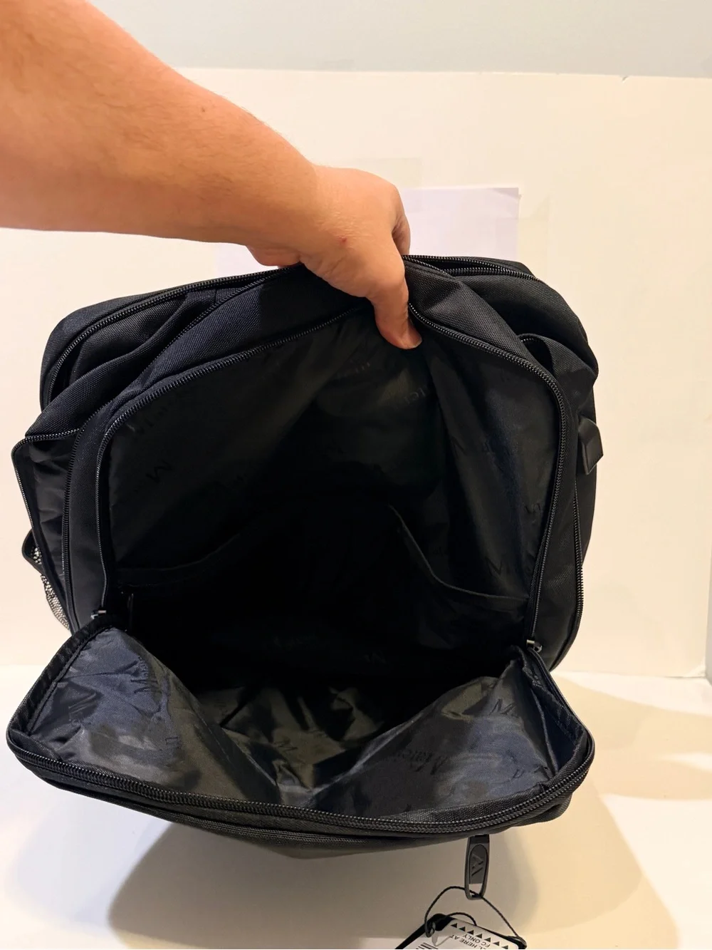 NWT Matein Black Backpack - Durable Travel & Commuter Bag